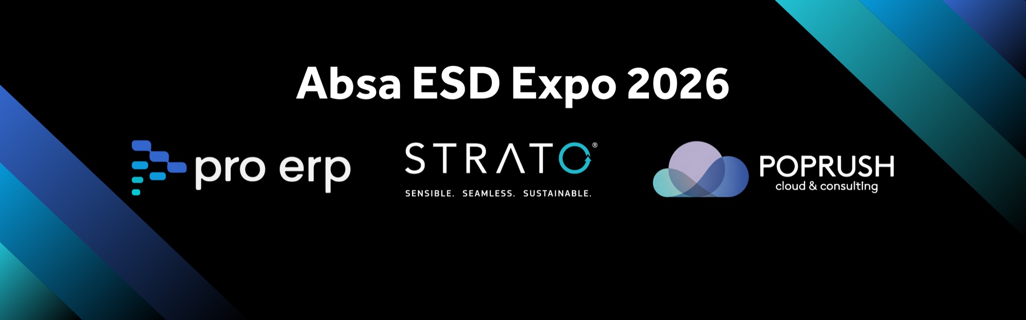 Absa ESD Expo 2026, presented with pro erp, STRATO and POPRUSH